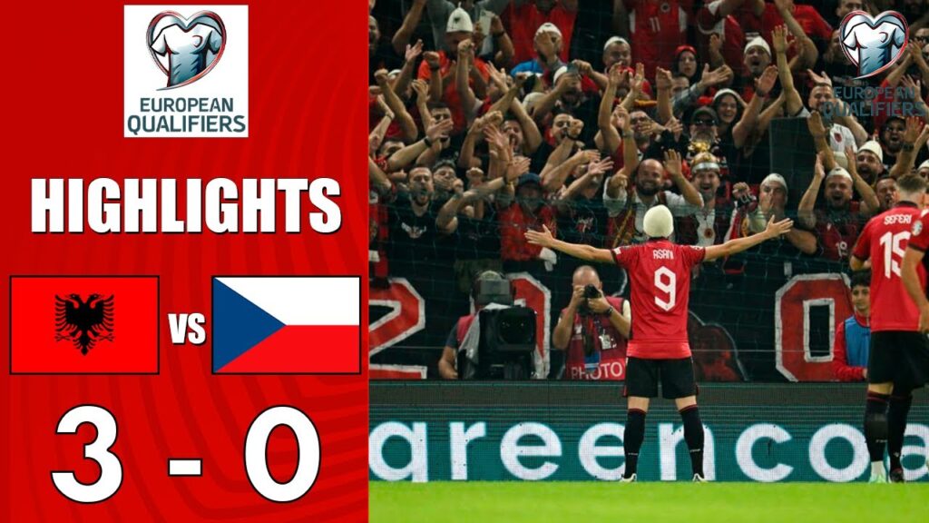 Albania vs Czech Republic 3-0 Highlights Goals - Euro 2024 Qualifiers