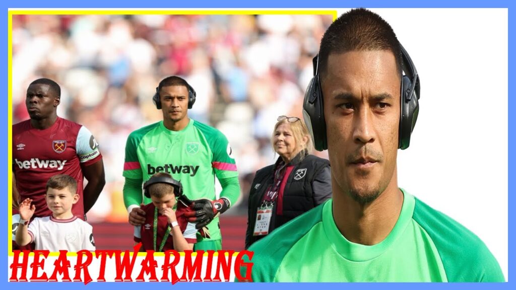 West Ham goalkeeper makes heartwarming gesture to mascot with autism