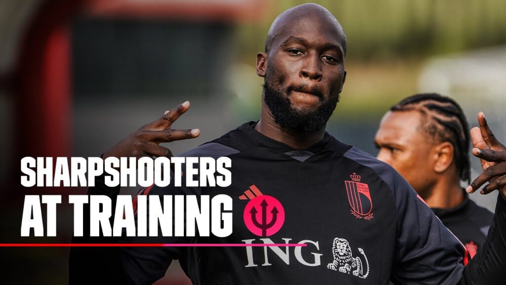 Romelu, Loïs and Michy putting in that extra work 🎯 | #REDDEVILS