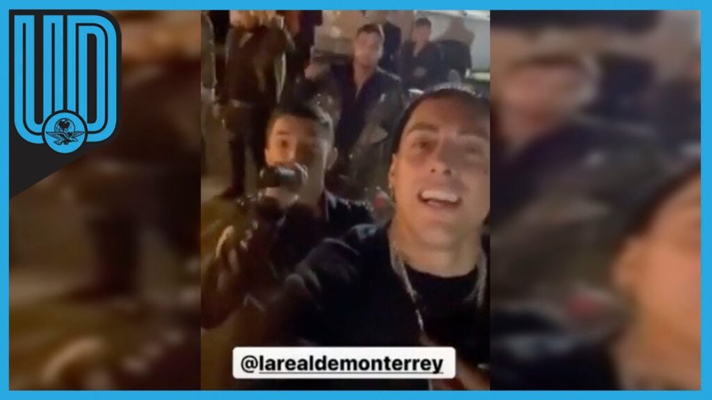 ¡De fiesta! Rogelio Funes Mori muestra su gusto por la música banda