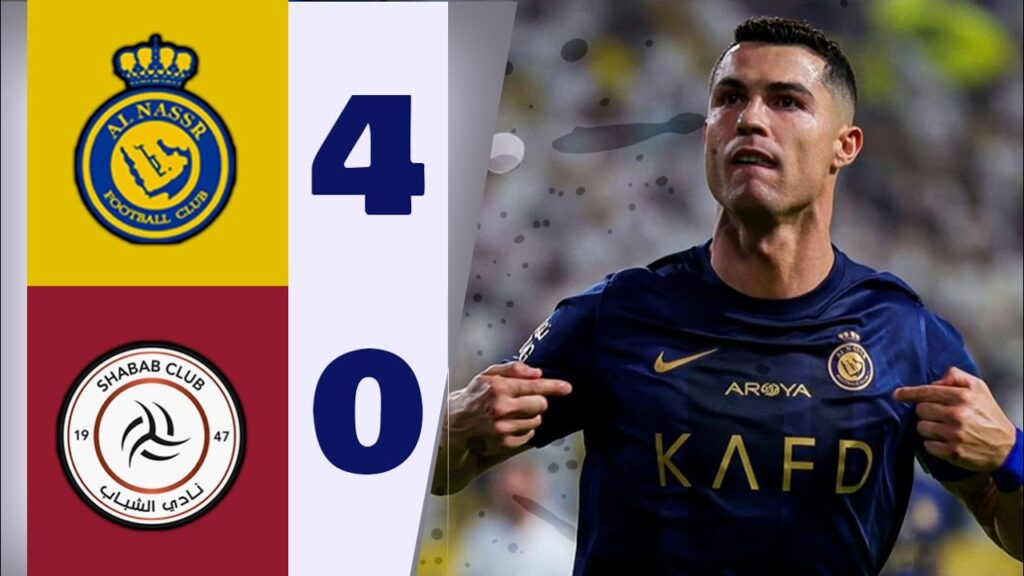Cristiano Ronaldo Scored Twice | Al Nassr vs Al Shabab 4-0 - All Goals & Highlights - 2023