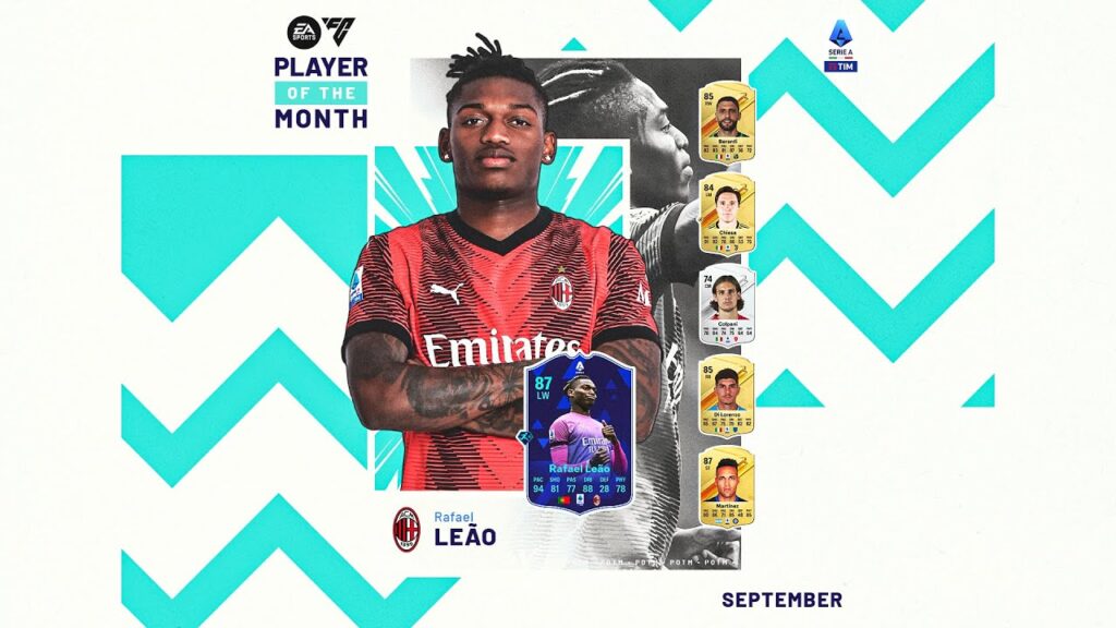 Rafael Leao | Player of the Month: September 2023 | Serie A 2023/24