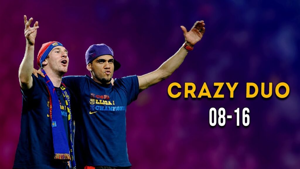 Lionel Messi & Dani Alves ● Crazy DUO [2008 - 2016]