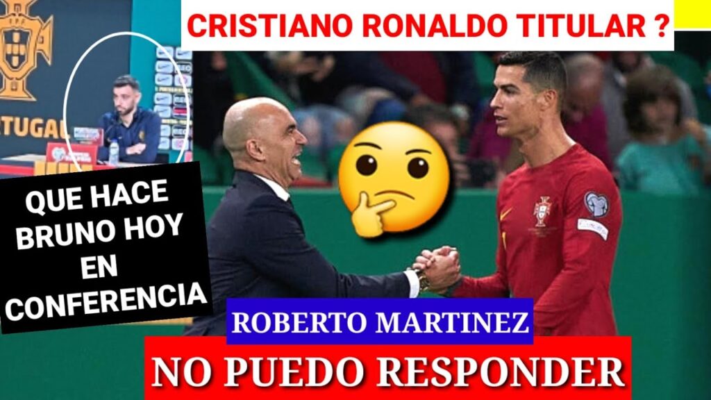 BOMBA CRISTIANO RONALDO Portugal Roberto Martinez RONALDO QUIZAS no sea TITULAR contra ESLOVAQUIA