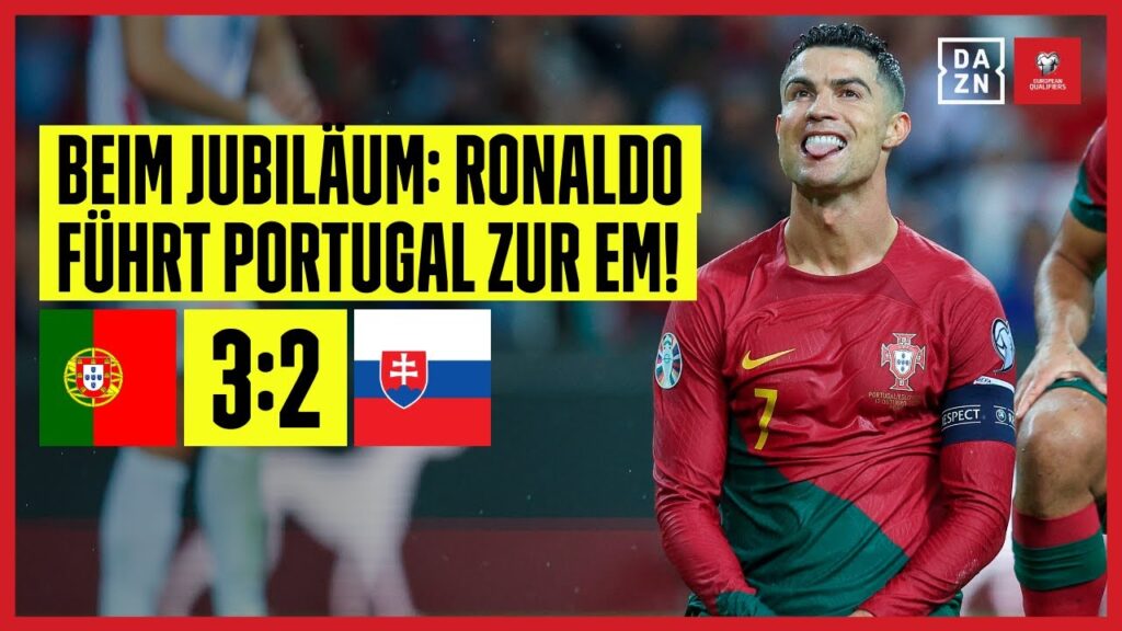 Zwei Mal Ronaldo! Portugal fährt zur EM: Portugal – Slowakei | UEFA European Qualifiers | DAZN Zwei Mal Ronaldo! Portugal fährt zur EM: Portugal - Slowakei | UEFA European Qualifiers | DAZN