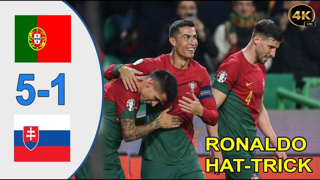 Portugal vs Slovakia 5-1 | Qualifiers uefa EURO 2024 | Highlights & All Goals 2023 -Match Ilustrasi