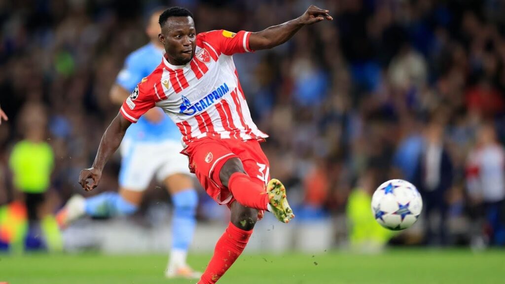 Osman Bukari : Champions league goal for Red star Belgrads against Young Boys🇬🇭🔥