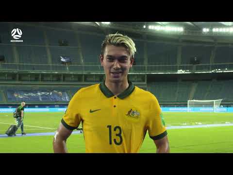 Kenny Dougall reflects on 'special' Socceroos debut | Interview | Australia v Kuwait