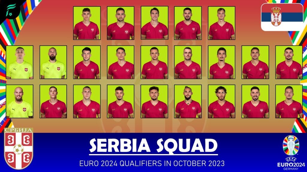 SERBIA 🇷🇸 SQUAD - EURO 2024 Qualifiers in October 2023 | FAN Football