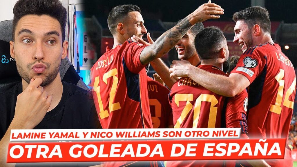 OTRA GOLEADA de ESPAÑA (6-0) ante CHIPRE *INCREIBLE LAMINE YAMAL Y NICO WILLIAMS*