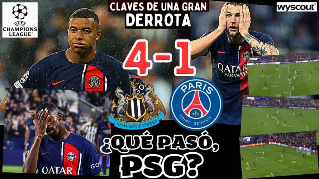 MBAPPÉ, DEMBELÉ, LUIS ENRIQUE Y LA DEBACLE DEL PSG EN NEWCASTLE. CHAMPIONS LEAGUE ANÁLISIS