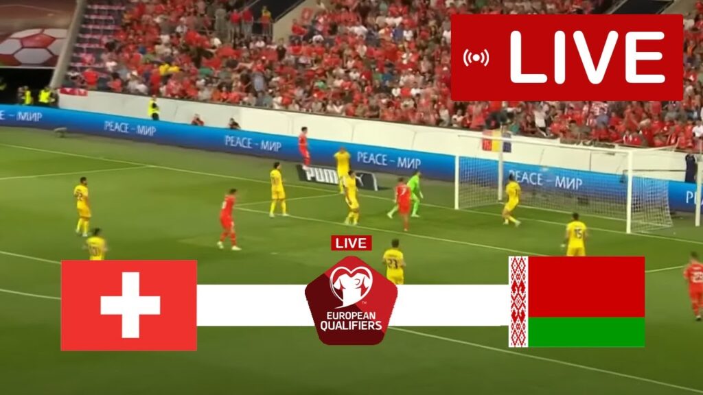 Switzerland vs Belarus LIVE | UEFA Euro 2024 Qualifiers | Match LIVE Today!