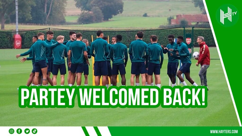 Partey BACK in Arsenal training ahead of RC Lens clash!