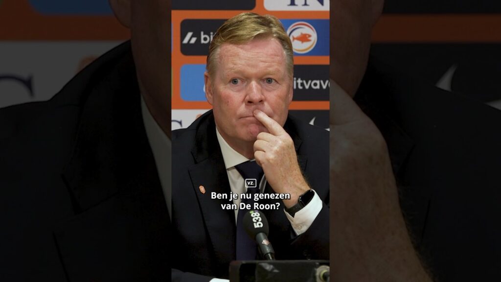 Is Ronald Koeman nu ‘genezen’ van Marten de Roon? 🥲  #koeman #oranje #frankrijk