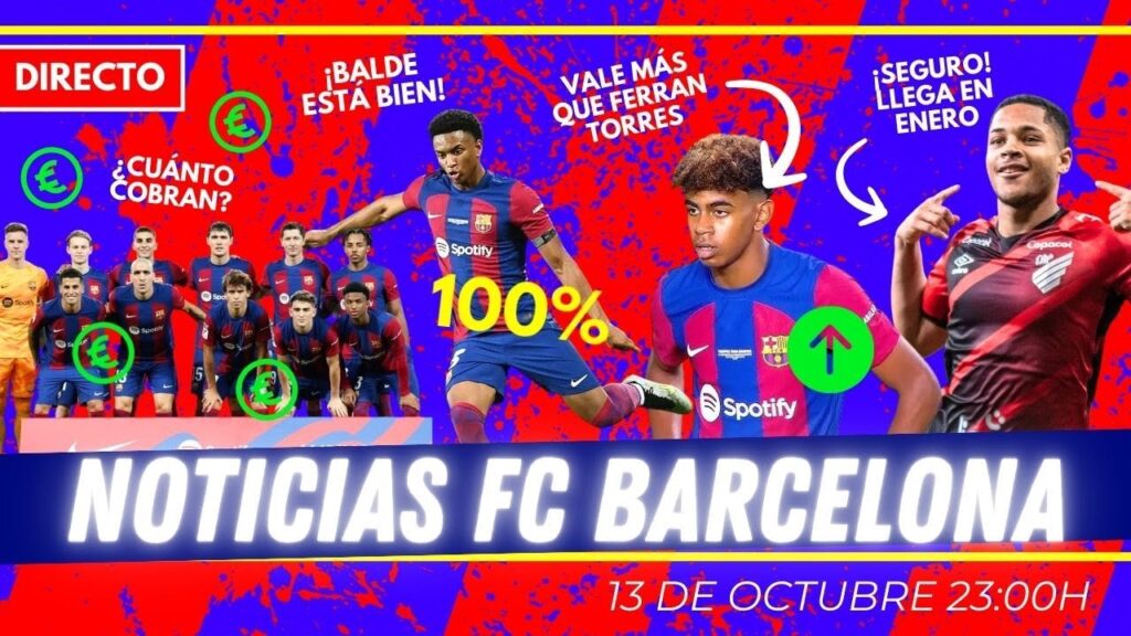 🍌 DESCONTROL con los salarios! Vitor Roque BUSCA CASA! Lamine Yamal SUPERA a Ferran! Noticias Barça