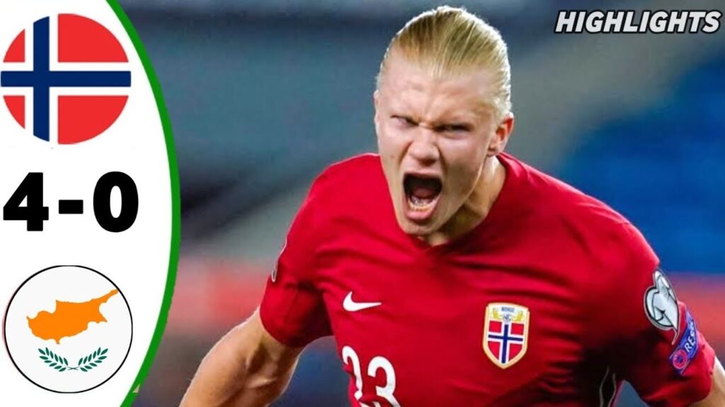 NORWAY V CYPRUS 4-0 HIGHLIGHTS | ALL GOALS! ERLING HAALAND DOUBLE! UEFA EURO 2024 QUALIFIERS