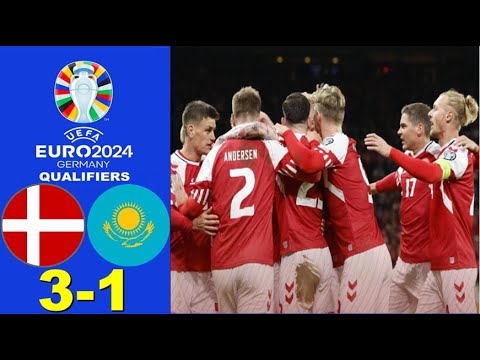 Дания 3-1 Қазақстан Барлық голдар және матчтың маңызды сәттері - ЕУРО 2024 Ян Вороговский гол