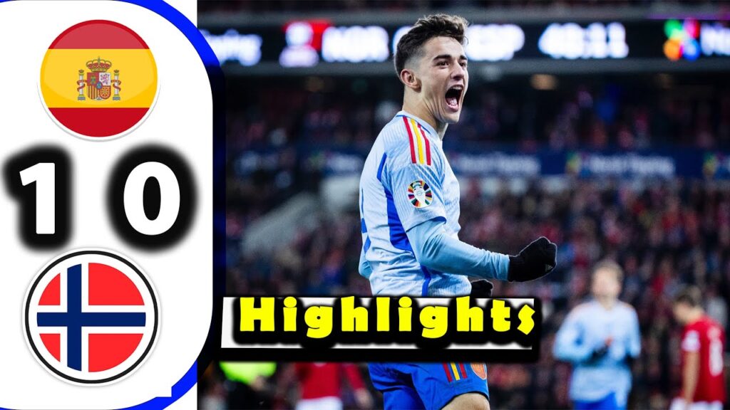 Norway vs Spain (0-1) | All Goals & Extended Highlights | Euro 2024 Qualification