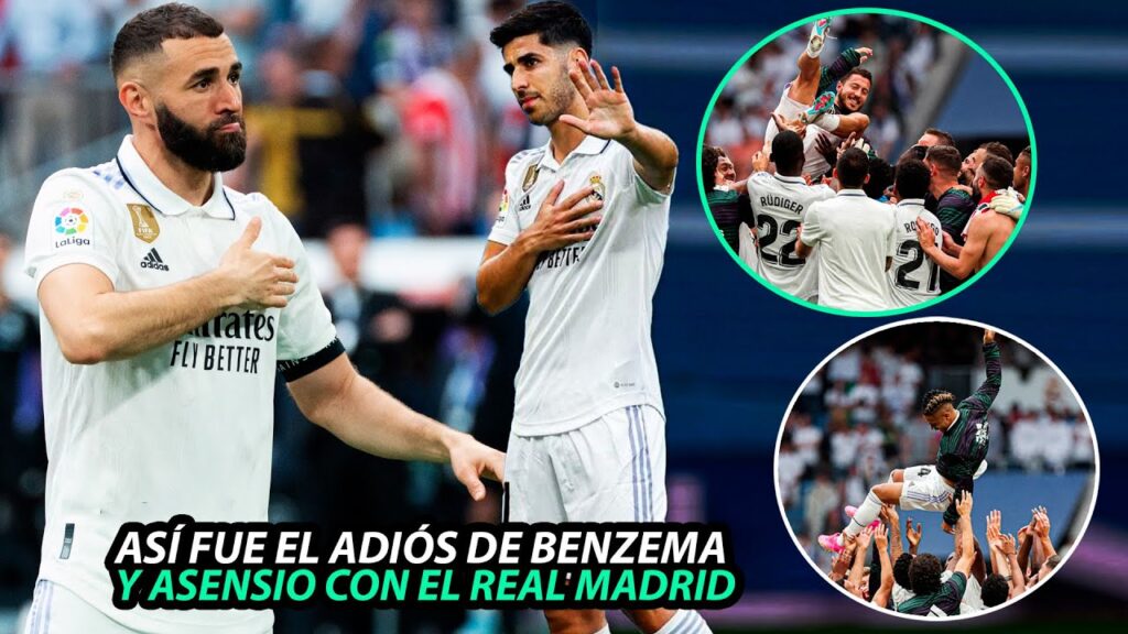 Así FUE el TRISTE ADIÓS de KARIM BENZEMA y MARCO ASENSIO en el SANTIAGO BERNABEU
