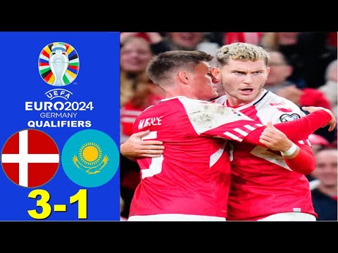 Denmark 3-1 Kazakhstan All Goals & Extended Highlights - EURO 2024 Qualifiers / Robert Skor Goals