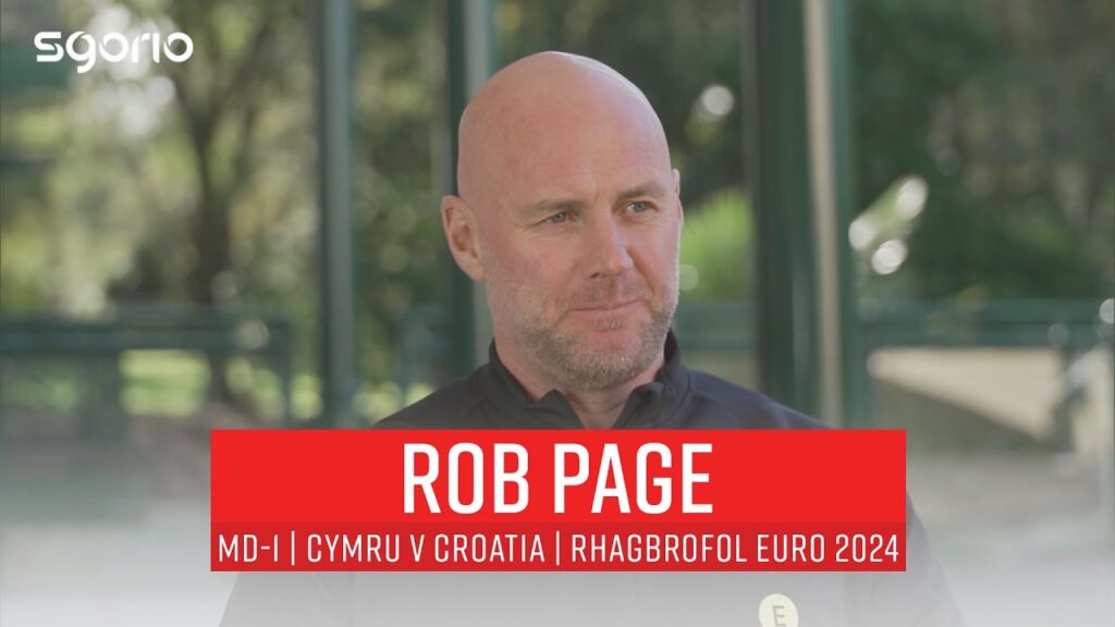 Robert Page | MD-1 Cymru v Croatia | Wales