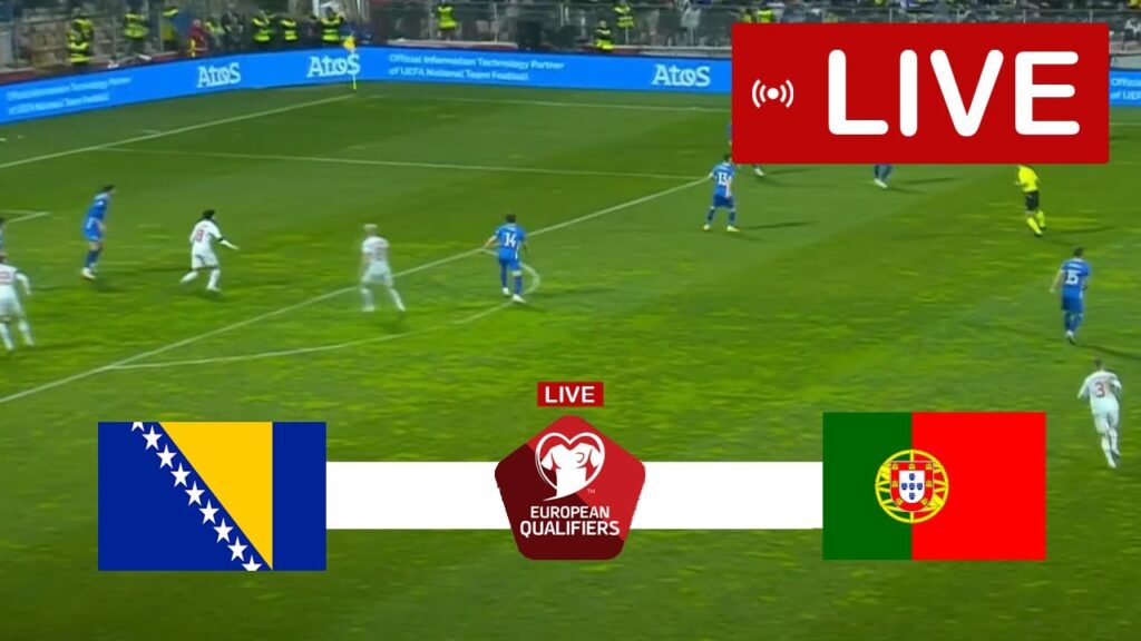 Bosnia And Herzegovina vs Portugal LIVE | UEFA Euro 2024 Qualifiers | Match LIVE Today!