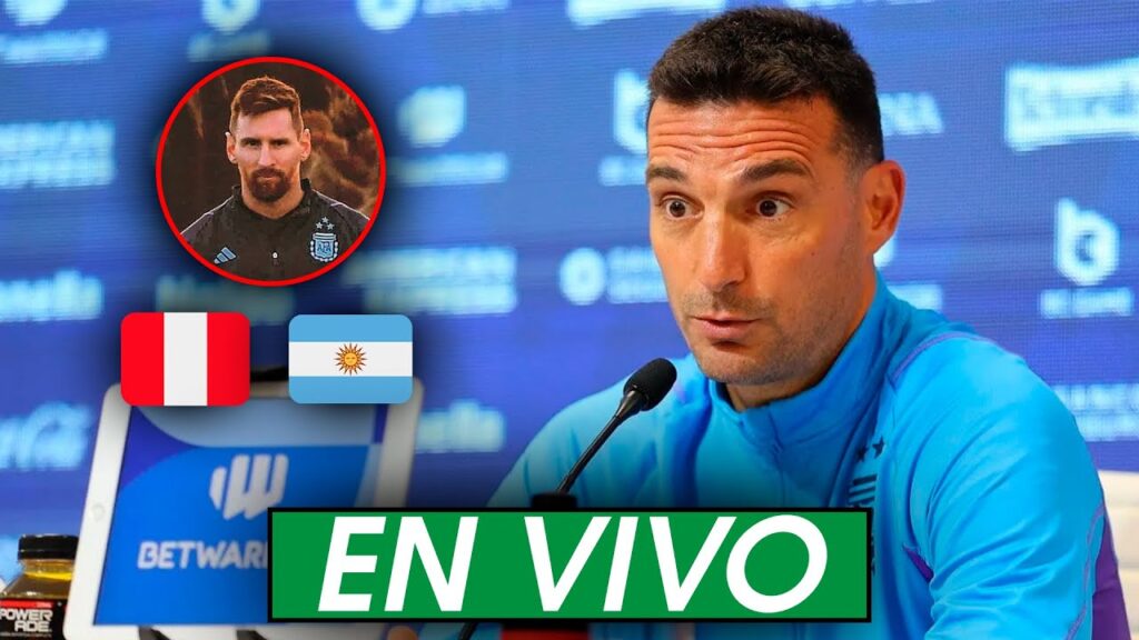 🔴 CONFERENCIA de LIONEL SCALONI antes de PERÚ vs ARGENTINA | Eliminatorias