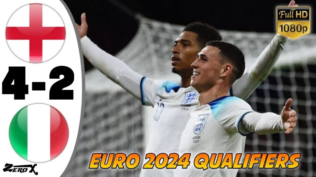 England vs Italy 4-2 • EURO 2024 Qualifiers Highlights & All Goals • Kualifikasi Euro 2024