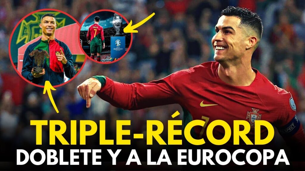 TRIPLE RÉCORD y DOBLETE de CRISTIANO RONALDO • PORTUGAL a la EUROCOPA 2024 (Portugal 3-2 Eslovaquia) TRIPLE RÉCORD y DOBLETE de CRISTIANO RONALDO • PORTUGAL a la EUROCOPA 2024 (Portugal 3-2 Eslovaquia)