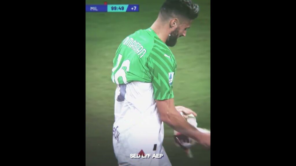 Giroud saved AC Milan as a goalkeeper #shorts  #viral