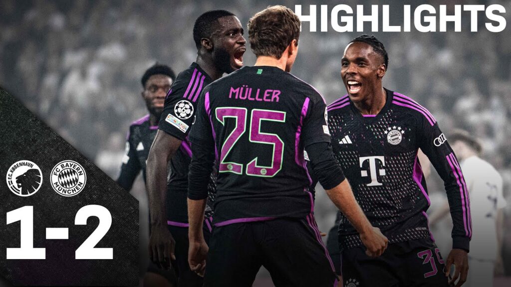Super-Sub scores following fine assist | FC Copenhagen vs. FC Bayern 1-2 | UCL Highlights