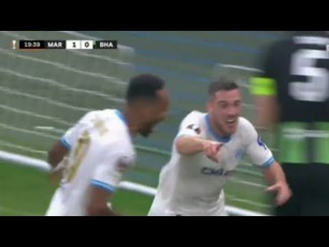 Jordan Veretout Goal, Marseille vs Brighton 2-1 | All Goals and Extended Highlights.