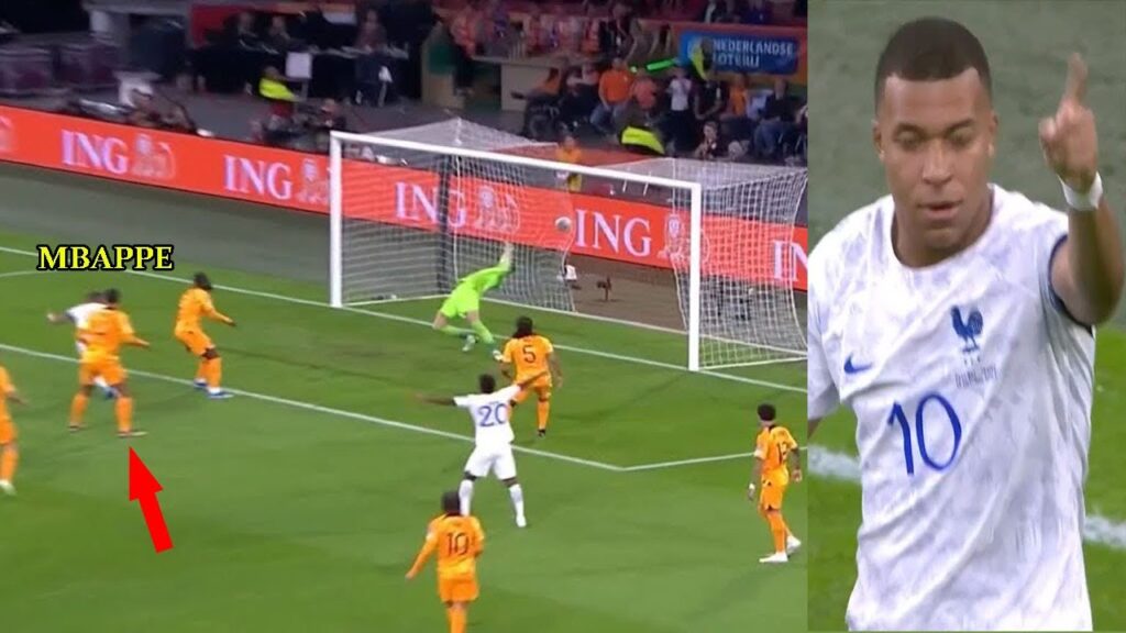 Kylian Mbappe Goal vs Netherlands in the Euro 2024 Qualifiers 🤯