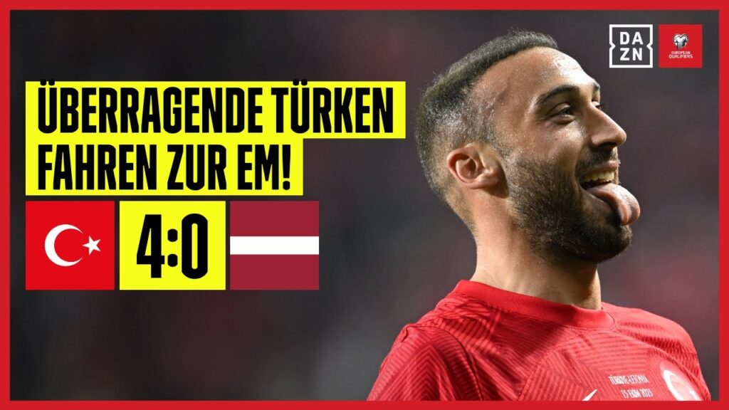 Tosun und Co. überrollen die Letten: Türkei - Lettland | UEFA European Qualifiers | DAZN