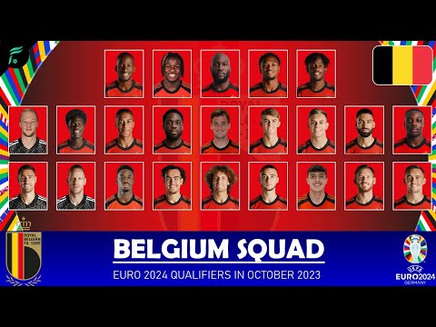 BELGIUM 🇧🇪 SQUAD - EURO 2024 Qualifiers in October 2023 | FAN Football
