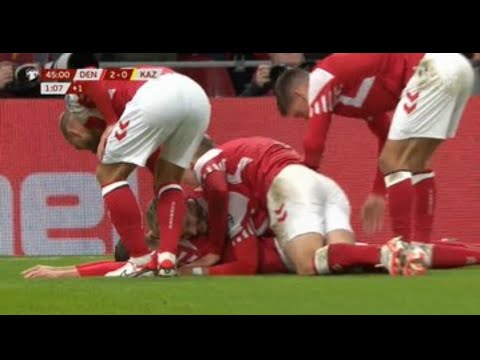 Robert Skov Mål, Danmark vs Kasakhstan 3-1 | Alle mål og udvidede højdepunkter.