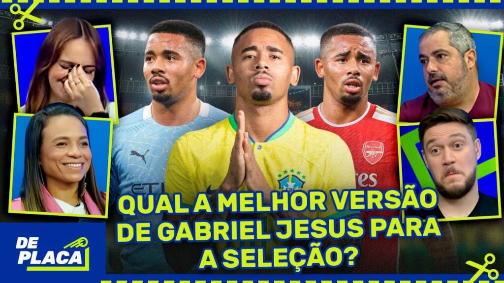 CONCORDA COM ESSA? 👀👀 "HOJE, O GABRIEL JESUS DE CAMISA 9 SERIA A SOLUÇÃO DA SELEÇÃO BRASILEIRA"