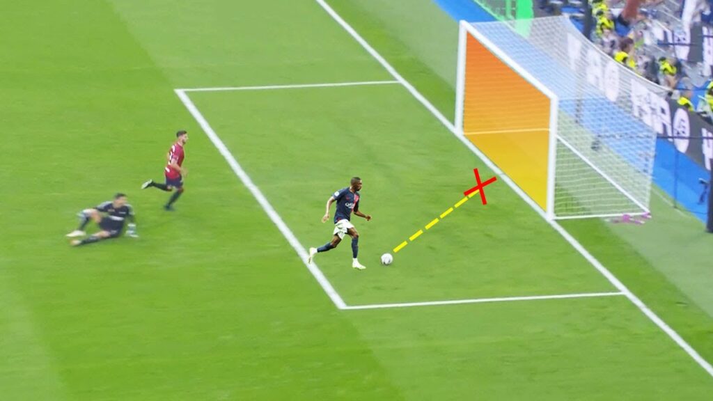 Ousmane Dembélé dribbles past everyone but misses everything!