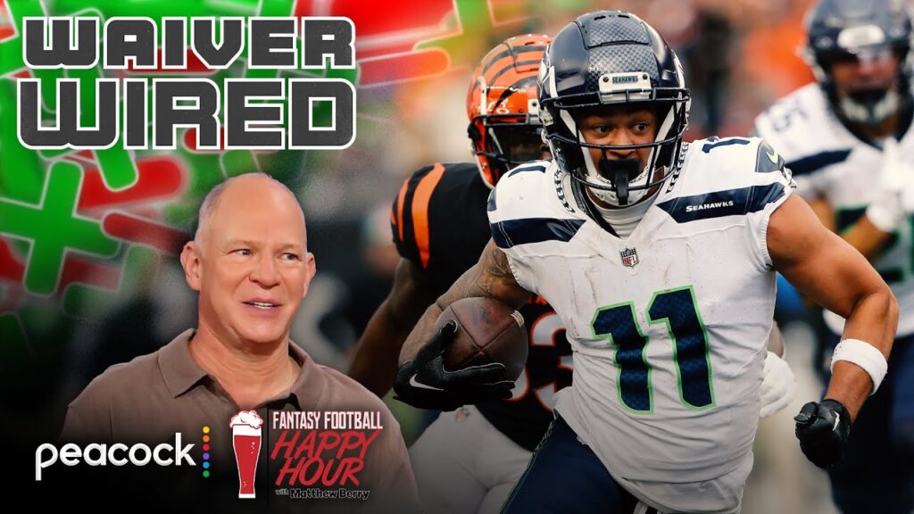 Look at Rashee Rice, Jaxon Smith-Njigba as WR waiver adds | Fantasy Football Happy Hour | NFL on NBC