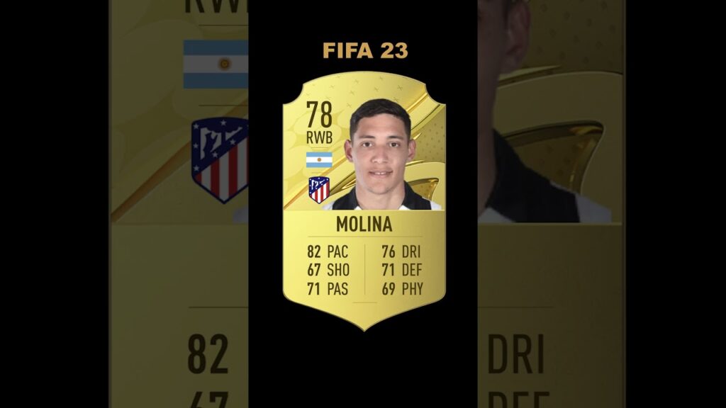 Nahuel Molina in EVERY FIFA (FIFA 20-EAFC 24) #like #subscribe