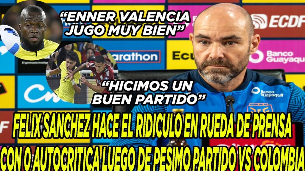 FELIX SANCHEZ HACE RIDICULO EN RUEDA DE PRENSA CON 0 AUTOCRITICA LUEGO DE PESIMO PARTIDO VS COLOMBIA