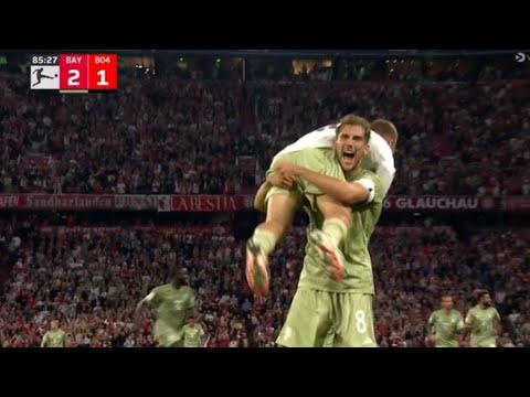 Leon Goretzka Goal, Bayern Munich vs Leverkusen 2-2 / All Goals and Extended Highlights.