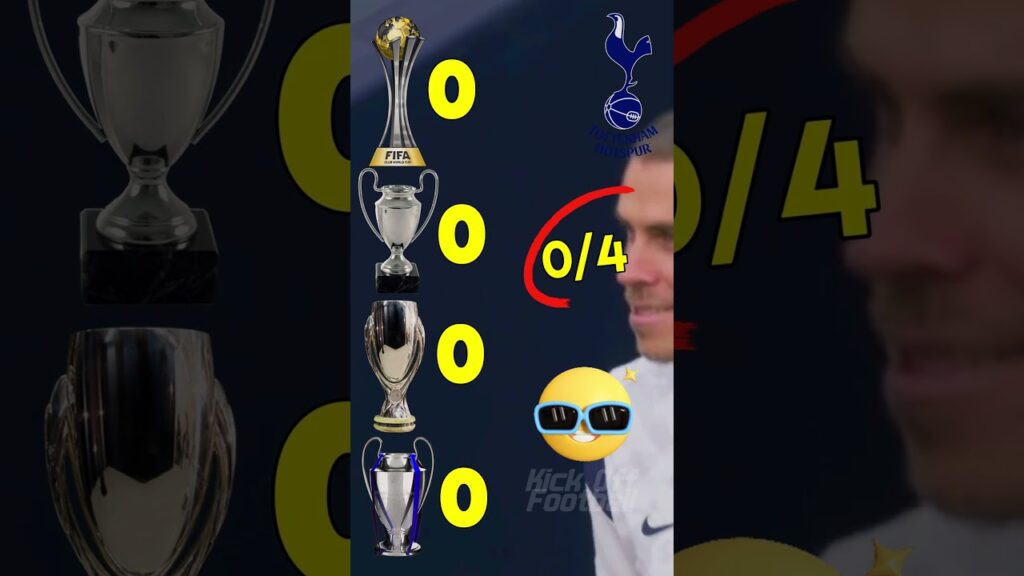 Gareth Bale Teams Cups Real Madrid, Tottenham, LAFC 🔥🥵 #bale #football #shorts