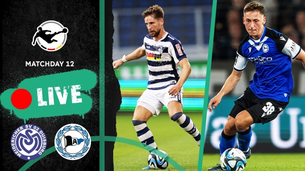 LIVE 🔴 MSV Duisburg vs. Arminia Bielefeld | Full Game | 3rd Division 2023/24