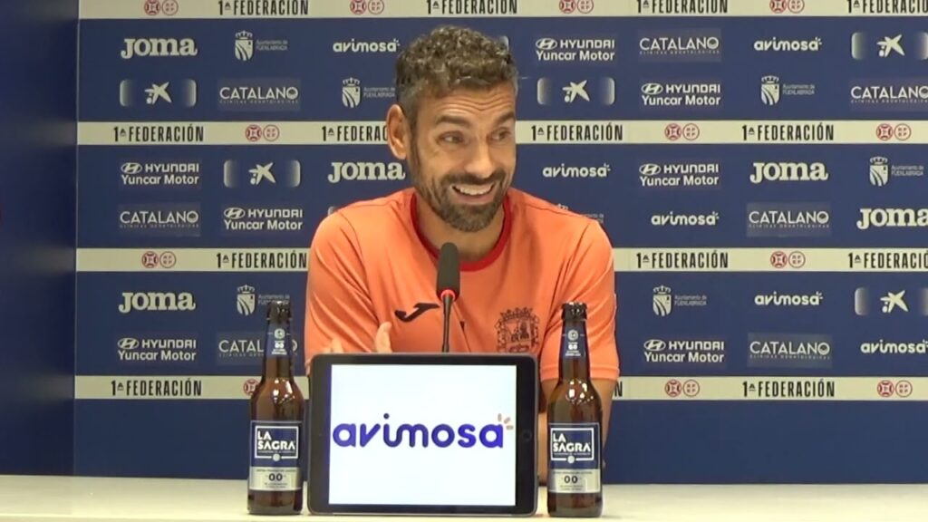 Rueda de prensa previa Carlos Martínez #SabadellFuenla