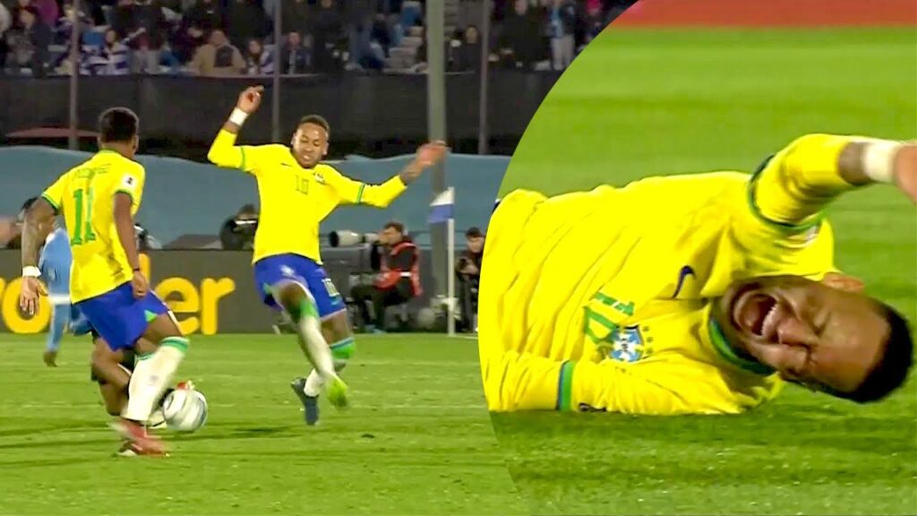 Neymar INJURY vs Uruguay (17/10/2023) HD 1080i Neymar INJURY vs Uruguay (17/10/2023) HD 1080i