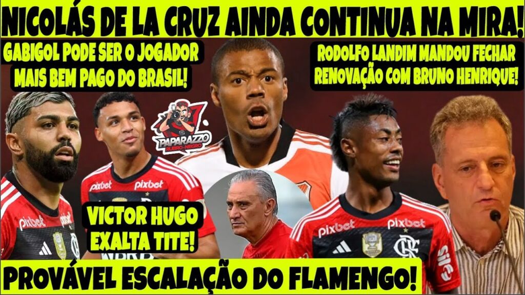 NICOLÁS DE LA CRUZ CONTINUA NA MIRA | RODOLFO LANDIM MANDA FECHAR COM BH |  PROVÁVEL ESCALAÇÃO!