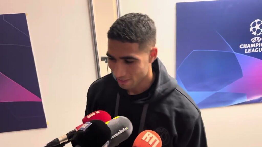 Achraf Hakimi raconte son incroyable but marqué face au Borussia Dortmund #PSGBVB