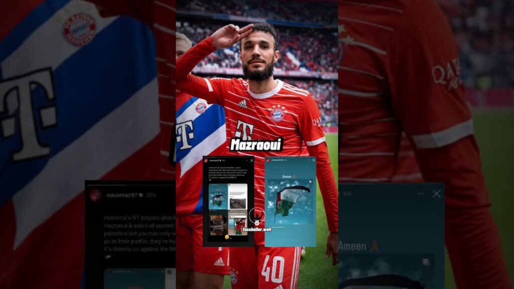 Noussair Mazraoui sorgt mit Pro-Palästina-Post für Unruhe 👀