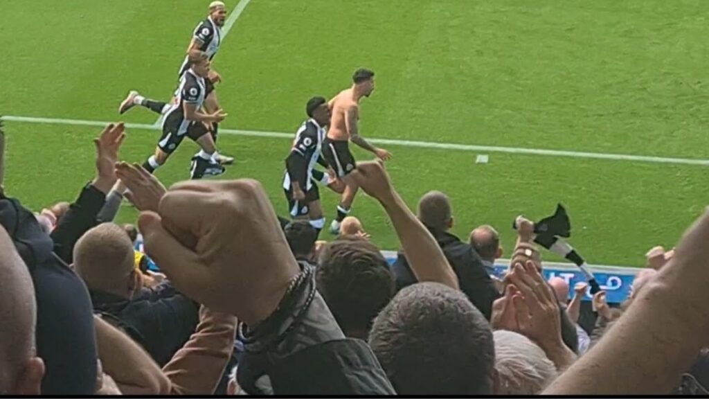 BRUNO GUIMARAES LAST GASP WINNER | NEWCASTLE 2-1 LEICESTER